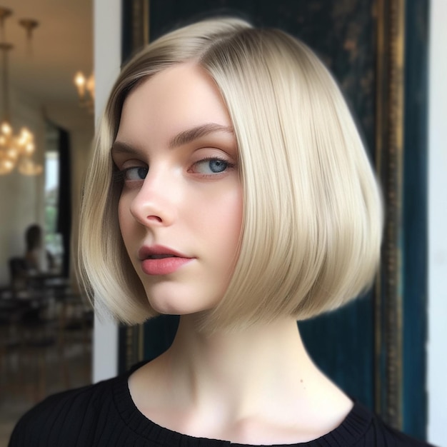 Glam bob frizura